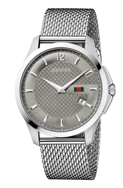 gucci steel mesh watch|gucci g timeless watch 40mm.